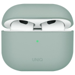 uniq lino AirPods 4 silikoonist mbris, vrv iceplant roheline