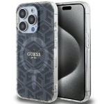 GUESS GUHMP15XHGCUSTGK iPhone 15 Pro Max 6.7" tarny/must hardcase IML GCube MagSafe