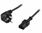 Deltaco Toitejuhe CEE 7/7 - IEC C13 0,5 m must