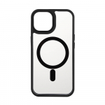 ONSALA Back Bumper Clear Case MagSerie iPhone 15 Clear Case Black Bumper