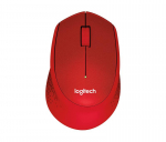 Logitech M330 Silent Plus Mouse Red