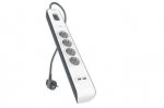 Belkin Surge Protector Black, White 4 Ac Outlet(S) 2 M