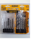 DEWALT METAL HEX DRILL DRILL SET 10 pcs. 3-10mm BLACK AND GOLD