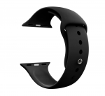 Riff Classic silicone strap for Apple Watch series 42 / 44 / 45 mm Black