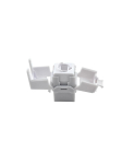 LinkIT Keystone-moodul Cat.6A UTP Premium sobib 23-26 AWG installatsioonile.