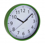 Wall clock 25.5cm green