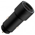 Qualo QLS-AC-38 alumiiniumauto laadija 38W / USB-C / USB-A