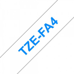 BROTHER TZE-FA4 siltide valmistamise lind Blue valgel