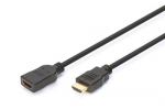 Digitus HDMI pikslittluskabeliga Ethernetiga 4K 3m must