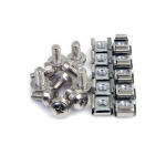 StarTech.com 100 Pkg M6 kinnitussuurt ja kastikud serveriraketi kaapimiseks