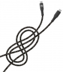 Tellur Green Data Type-C kuni Type-C 3A PD60W 1m Nailon Must