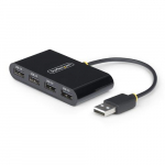StarTech.com ST4200MINI2-USB-HUB liideskeskus USB 2.0 480 Mbit/s Must
