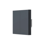 Aqara Smart Wall Switch H1 EU (With Neutral, Double Rocker) Grey