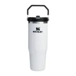 STANLEY Thermo mug with straw The IceFlow Flip Straw 2.0 Tumbler 0.89L chalk white