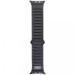 Audi Pasek Logo Ehtne nahast magnetrngas do Apple Watch 40/41/42mm czarny