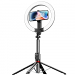 USAMS Telefoni hoidja valgusiga ZB323, 10-tolline, 1200mAh, 2,3 meetri pikkune, must