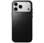 NOMAD nahkkarbis IPHONE 18 Pro Max/17 Pro Max jaoks, hilduv MagSafe'iga (traditsiooniline nahkarbis, Horween nahk) must