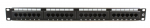 MicroConnect 19"" UTP Cat.6 patch panel, 24 port, Dual, IDC 24 port Dual