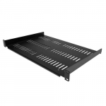 StarTech.com 1U serveri kastiratas - universaalne ventilatsiooniga kastimine kantseleeratas 19 vrguvarustuse kastile ja laokastile - kergendatud disain - kaalutpp 55lb/25kg - 12 sgavuselise kast, must