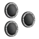 Toptel Hard Tempergauss HARD DIAMOND kaamerakaitse (LENS) iPhone 18 Pro/18 Pro Max must (3 Lensi kaitset)