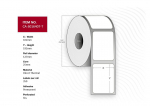 Capture Label 102 x 192mm, Core 25mm, Direct Thermal, Uncoated,