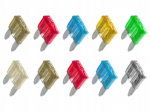 China MINI Car Fuses, set of 10 pcs. (5A,7,5A,10A,15A,20A,25A,30A)