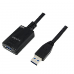 Logilink USB kaabel A - A St/Bu 5.00m pikkusega, must