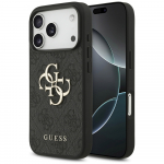 GUESS Telefonikaitse 4G Big Logo iPhone 17 Pro must