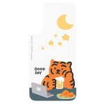 SAMSUNG Paneel GP-TOU021HOMOW do etui Frame Cover do Galaxy S22+ Muzik Tiger biay/white