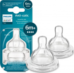 PHILIPS Avent SCY764/02 Fast Flow 6M+ silikoonist pudelitutt 2 tk