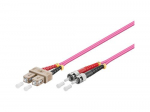 Alcasa 10 meetri pikkune SC/ST InfiniBand/valgustuskiud kaabel Violet
