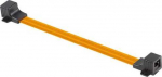 Lanberg Inline coupler slim RJ45 Cat.5e 23cm Orange