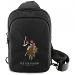 U.S. Polo Assn. US Polo Petit Pique Crossbody telefonikott must