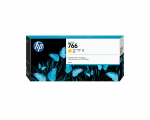 HP Yellow Ink Crtg 300ml, 766, Original, Dye-based ink
