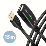 AXAGON USB pikenduskaabel, 15 m | ADR-215 | USB Type A - USB Type A