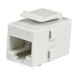 StarTech.com Valge Kass 6 RJ45 Keystone Jacki vrgukontaktor - F/F