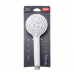 Shower handset Bombay 10cm, 3 modes, gloss white