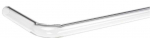 Alphacool HardTube 16/11 mm boorsilikaatklaas 90 kraadi nurga eest 10/30 cm - lbipaistev