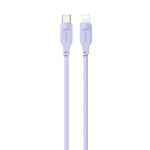 USAMS Kaabel USB-C na Lightning 20W 1,2m PD Kiirlaadimine Lithe Series lilla/lilla SJ566USB03 (US-SJ566)