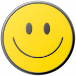Popsockets PopTop Combo Enamel Be Happy telefoni hoidik ja alust