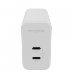 Mophie Accessoorid - Seinapulgakontroll - USB-C - PD - DUAL - 67W - GAN - Valge - EU (2xUSBC)