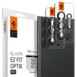 . OSONA APARATU SPIGEN OPTIKTR "EZ FIT" KAMERA KAITSEPAKK 2-OSA GALAKSI S24 ULTRA MUST```