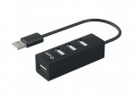 Equip 4-Port USB-A2.0-Hub - 4xUSB-A 2.0 480Mbps