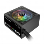 THERMALTAKE Nutikas RGB toiteplokk 600 W 20+4 tihniku ATX ATX must