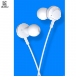 iKaku KSC-467 universaalne kerge HiFi-in-ear krvaklapid, 3,5 mm pistik ja mikrofon, 1,2 m, valge