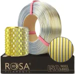 Rosa3D Filament PLA Silk magic gold-silver 1.75mm 1kg titeaine