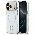 Karl Lagerfeld IML K Peaklogo Magnetkarbi iPhone 17 Pro jaoks lbipaistev