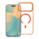 FRAME CLEAR HYBRID MAG COVER, hildub MagSafe'iga IPHONE 17 Pro Max jaoks, hermes oran