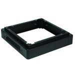Lanview W=800 D=800 H=100mm PLINTH MODULE BLACK