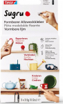 Tesa Sugru formbarer Allzweckkleber 3er Schwarz engl. Vers.